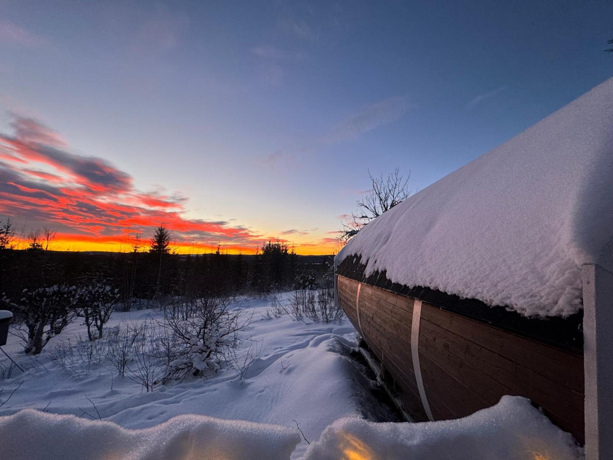 Cozy Forest Cabin With Amazing Mountain View Torsby Exteriör bild